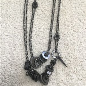 Industrial tiered necklace